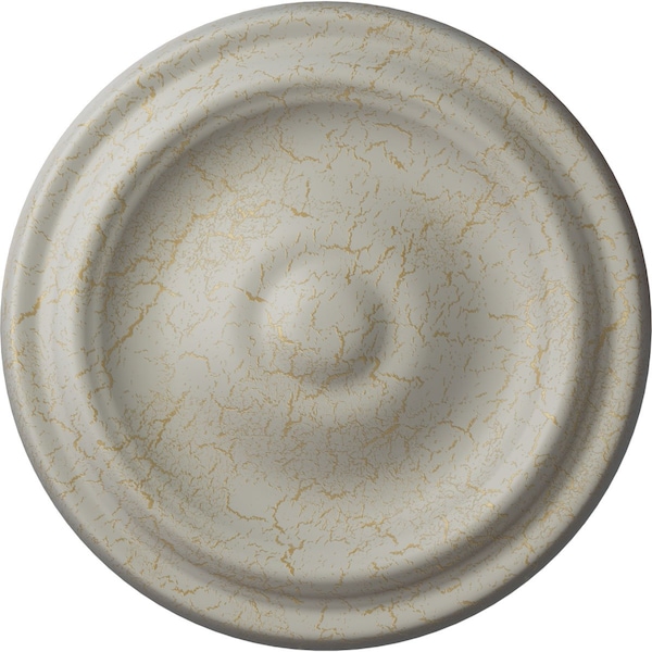 Ekena Millwork Maria Ceiling Medallion (Fits Canopies up to 1 3/4"), 9 5/8"OD x 1 1/8"P, Pot of Cream Crackle CM09MAPCC - main